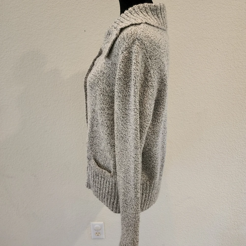 ❄️ Karen Scott Chunky Button up Cardigan Sweater Ladies size S - Picture 3 of 6